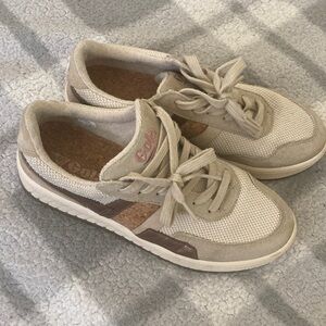 Gola Beige and Brown Women's Sneakers